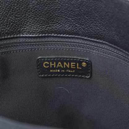 Chanel Calfskin Cerf Executive Shopper Tote Black 6 of 19