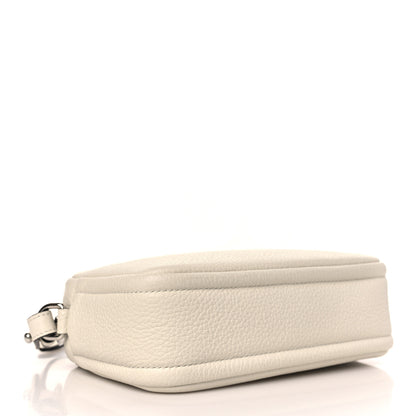 Prada Vitello Daino Soft Small Camera Crossbody White 4 of 9