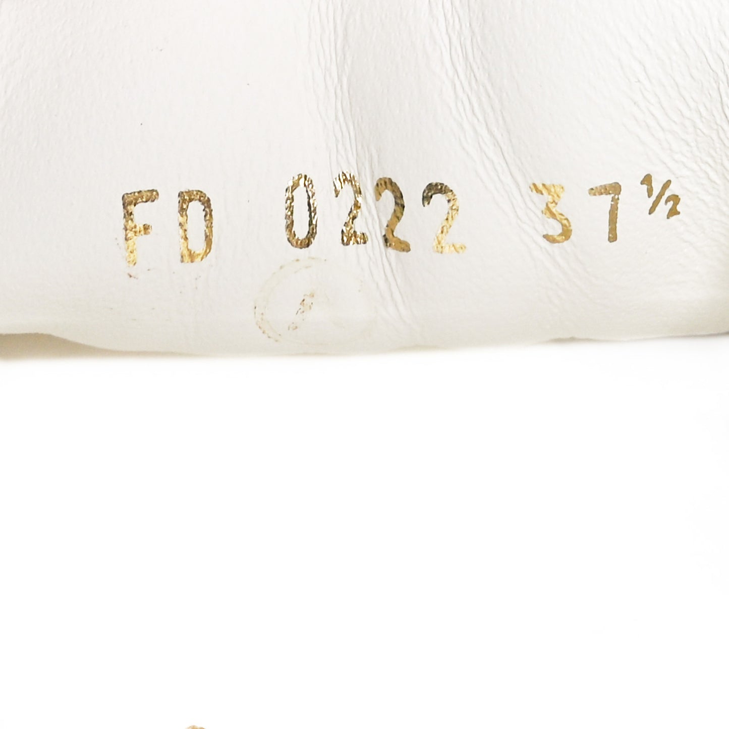 Calfskin Monogram Debossed Time Out Sneakers 37.5 White Gold