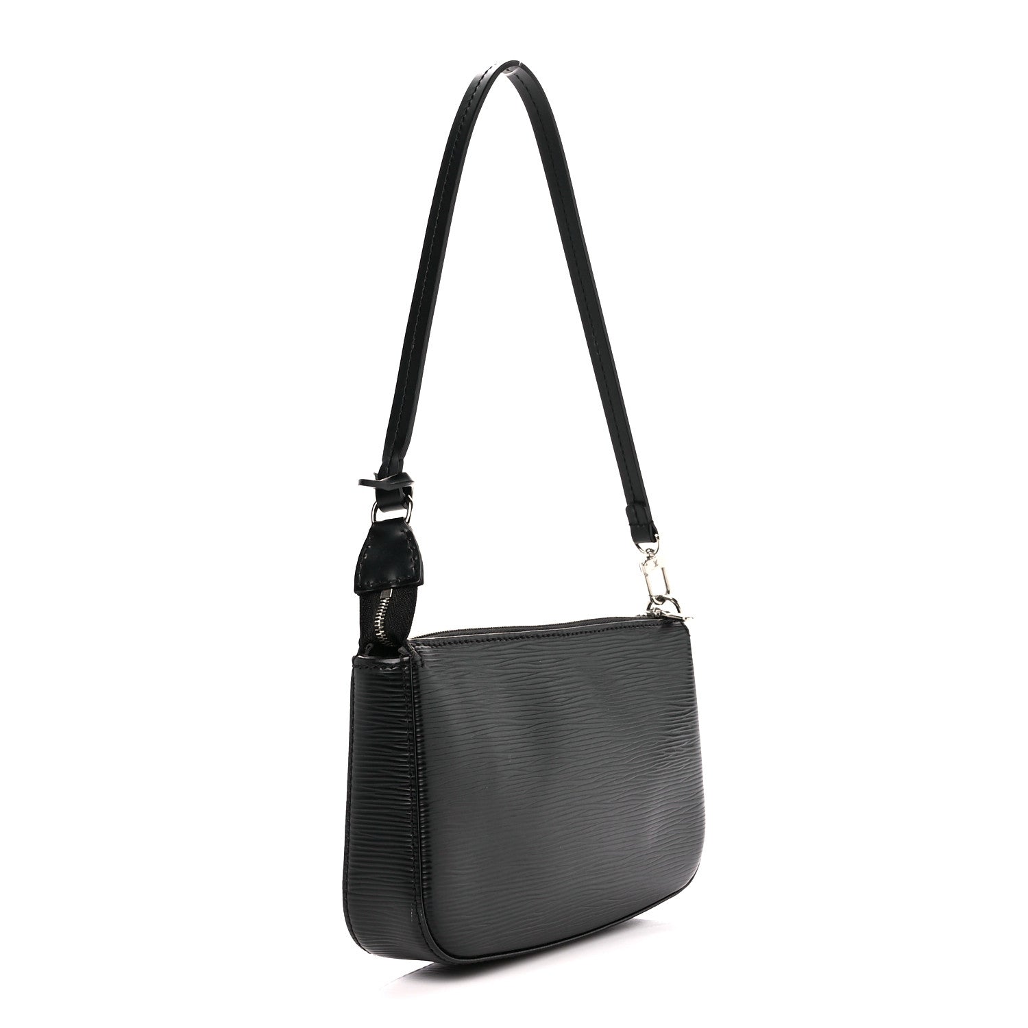 Louis Vuitton Epi Pochette Accessories NM Black 3 of 11