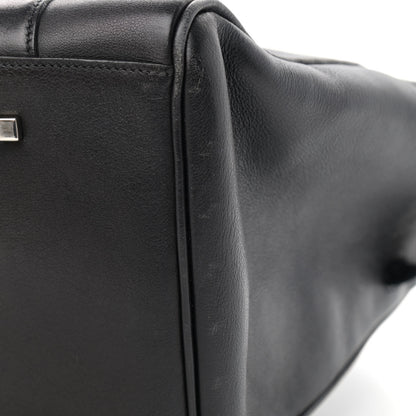 Moynat Calfskin Ballerine Tote Black 10 of 13