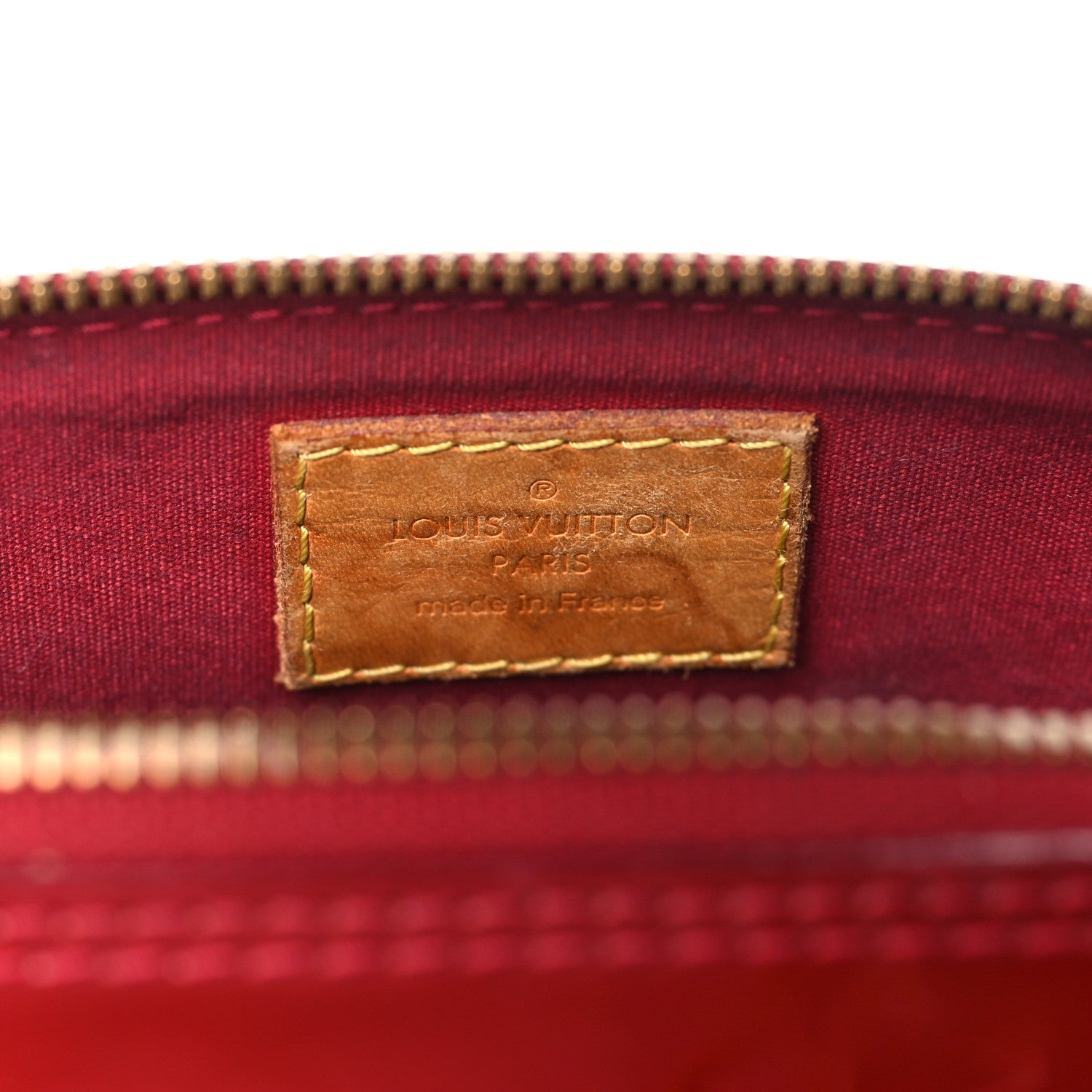 Louis Vuitton Vernis Alma BB Pomme D'Amour 6 of 11