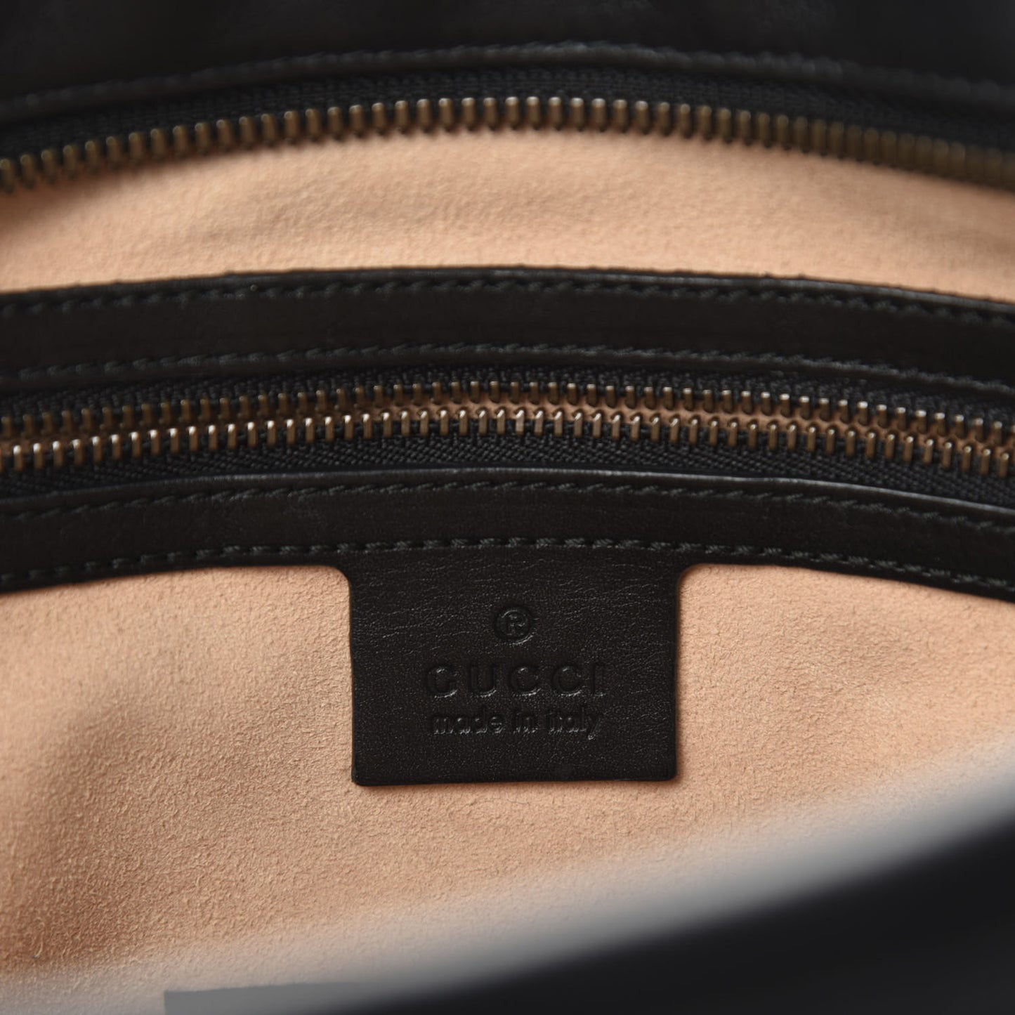 Calfskin Matelasse GucciGhost Medium GG Marmont Chain Shoulder Bag Black New Acquamarine