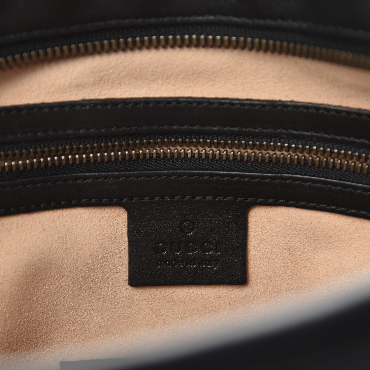 Gucci Calfskin Matelasse GucciGhost Medium GG Marmont Chain Shoulder Bag Black New Acquamarine 9 of 11