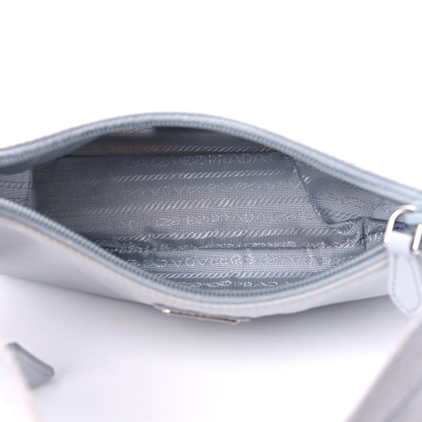 Re-Nylon Saffiano Mini Re-Edition 2005 Bag Fiordaliso