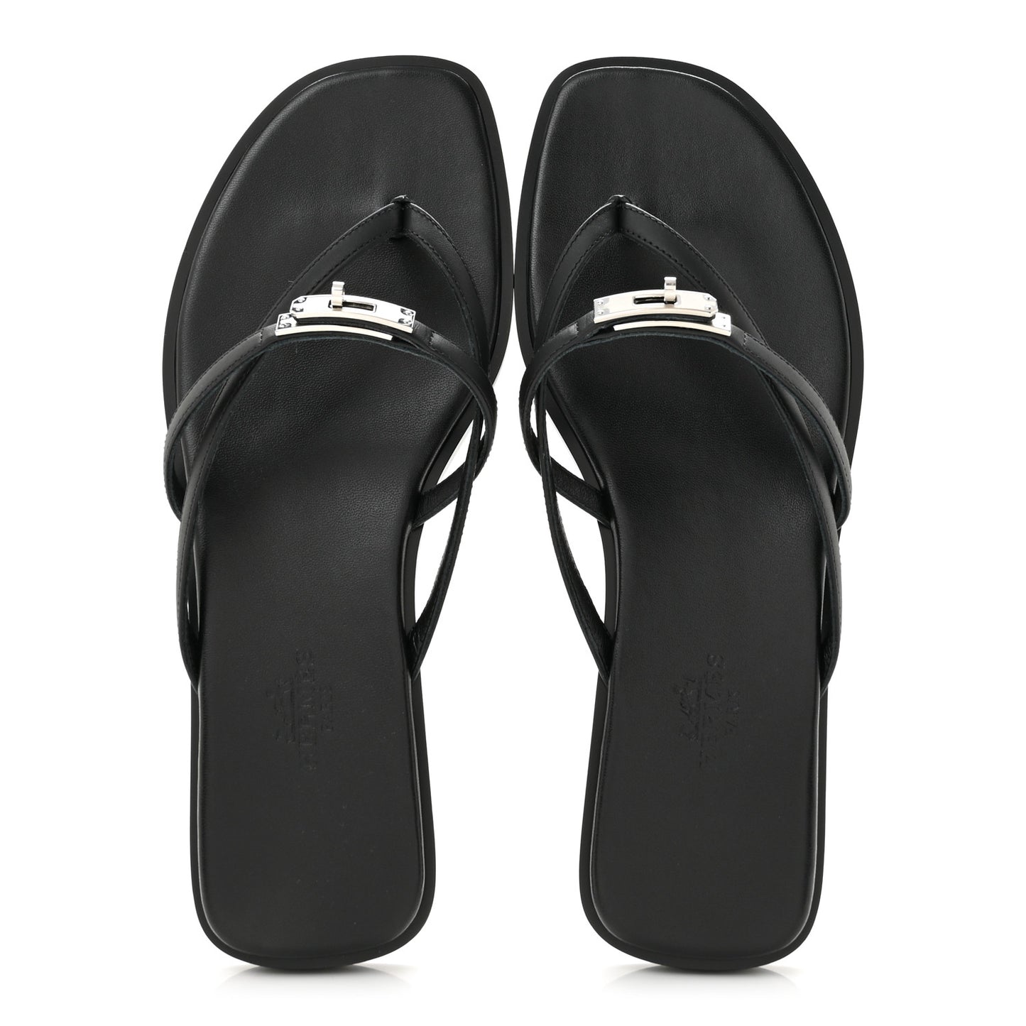 Calfskin Miss Sandals 37 Black
