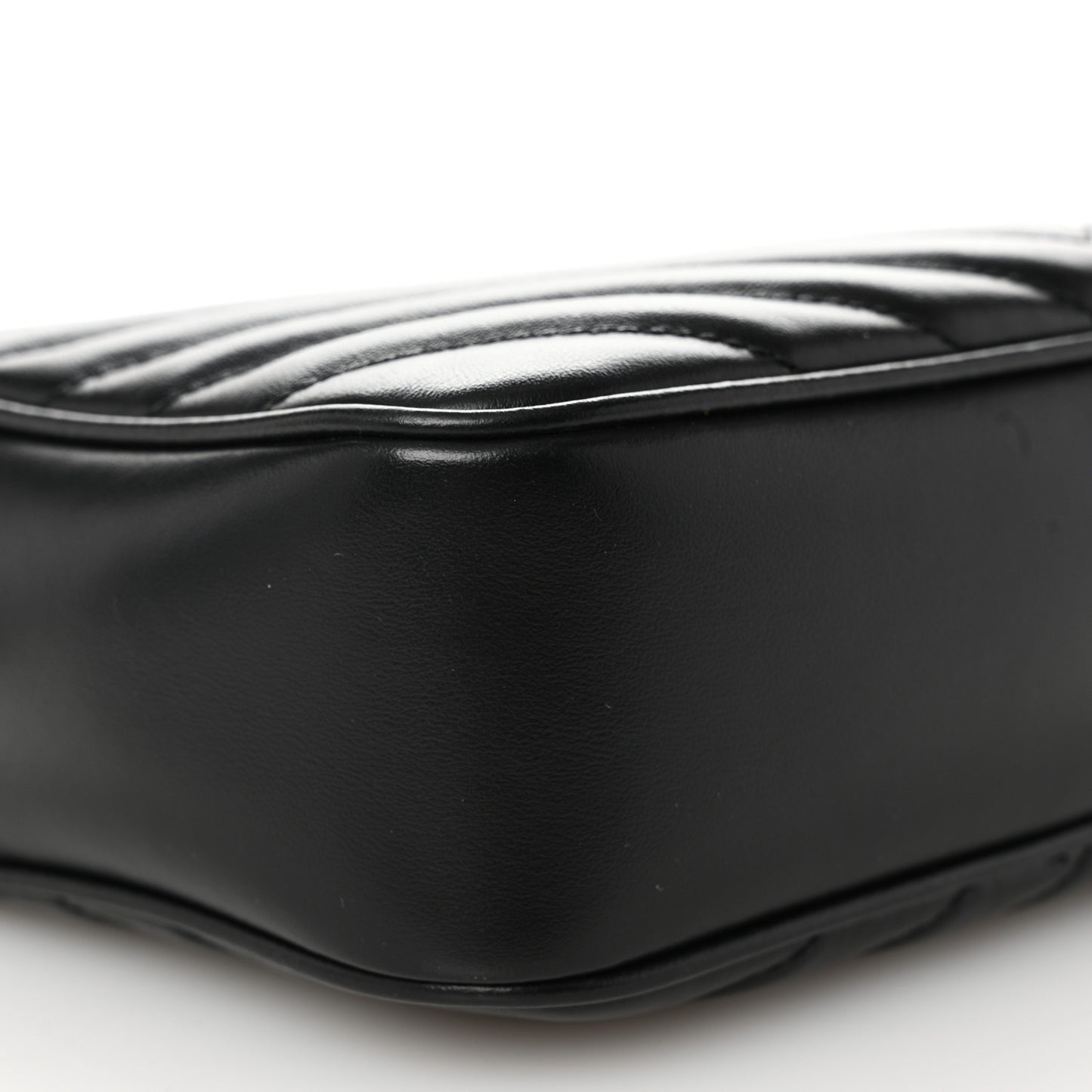 Calfskin Matelasse Monogram Lou Camera Bag Black