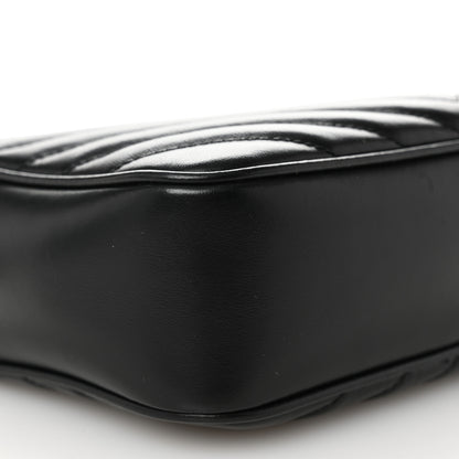 Saint Laurent Calfskin Matelasse Monogram Lou Camera Bag Black 9 of 10