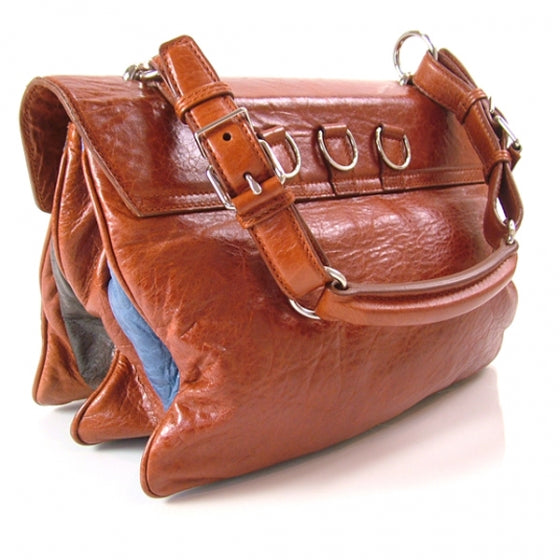 Leather Flap Tote