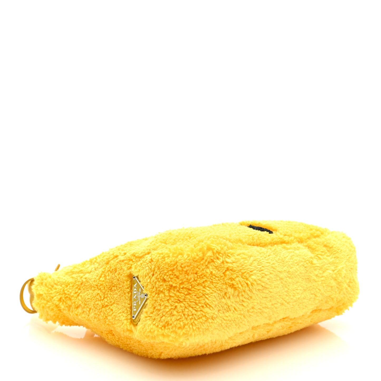Terry Cloth Mini Re-Edition 2000 Bag Giallo Black