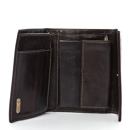 Fendi Zucca Compact Wallet Tobacco 5 of 9