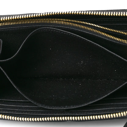 Louis Vuitton Empreinte Zippy Wallet Black 6 of 12