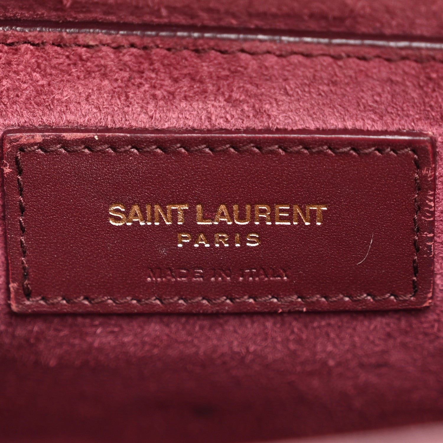 Saint Laurent Smooth Calfskin Small Classic Monogram Kate Tassel Satchel Rouge Legion 5 of 12