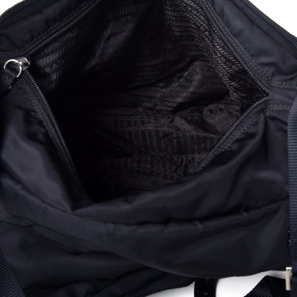 Prada Nylon Vela Messenger Bag Black 5 of 8