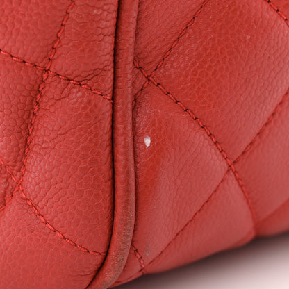 Chanel Caviar Quilted Timeless Accordion Flap Red 15 of 15