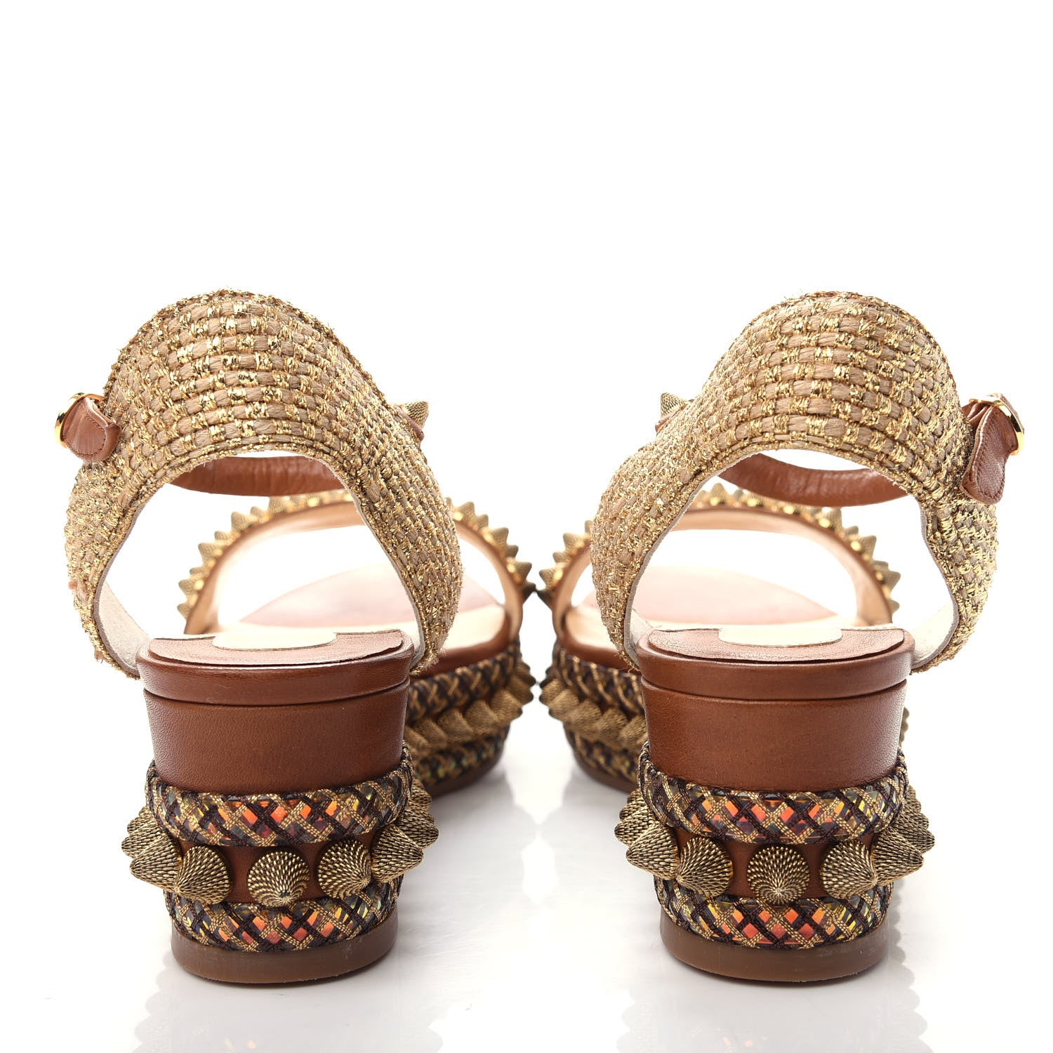 Christian Louboutin Calfskin Cordorella 60 Platform Sandals 37 Version Cuoio 7 of 10