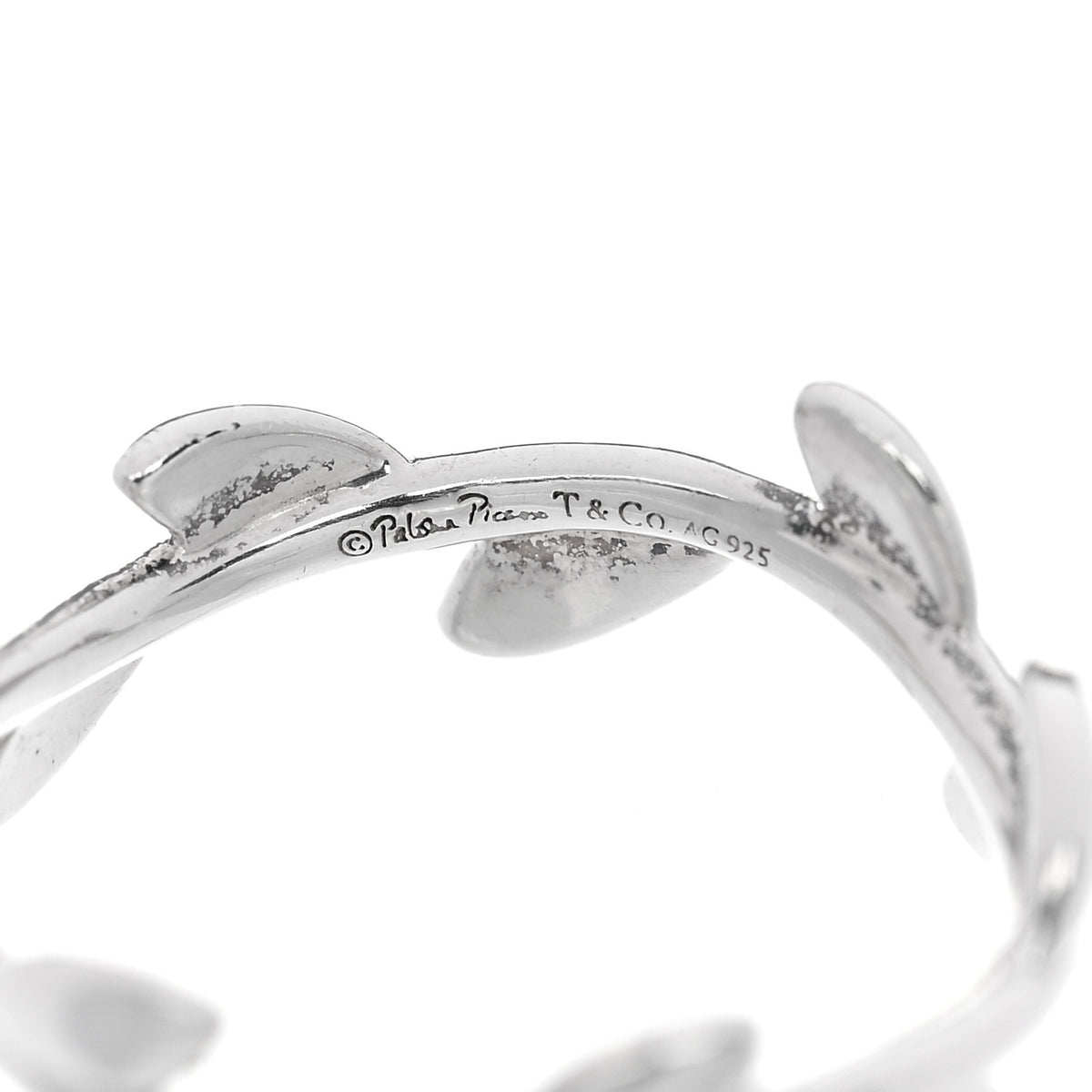 Sterling Silver Paloma Picasso Narrow Olive Leaf Band Ring 47 4