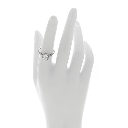 Tiffany Platinum Diamond 1.52ct Oval Cut Soleste Engagement Ring 52 6 2 of 5