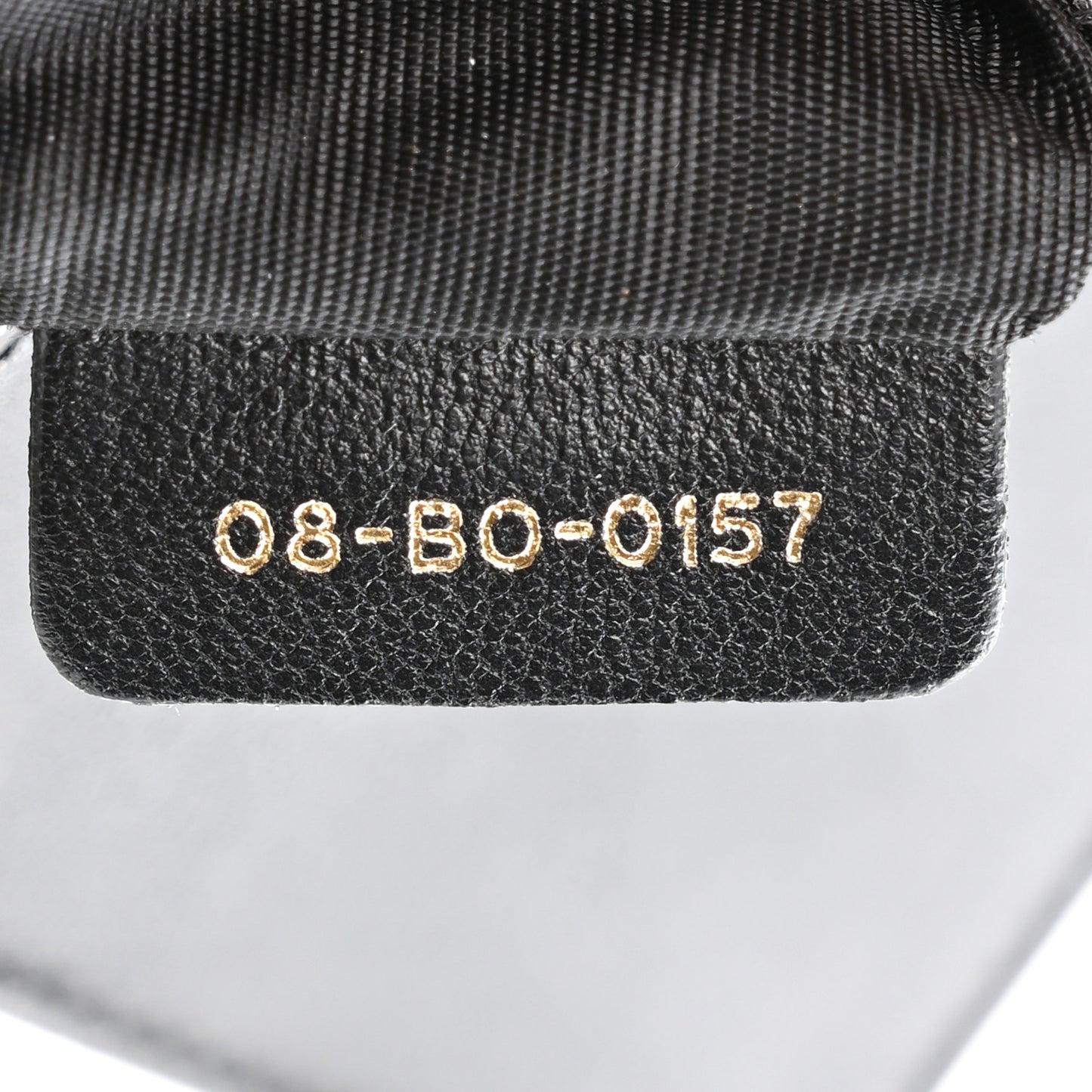 Calfskin Studded Diorama Wallet on Chain Pouch Black