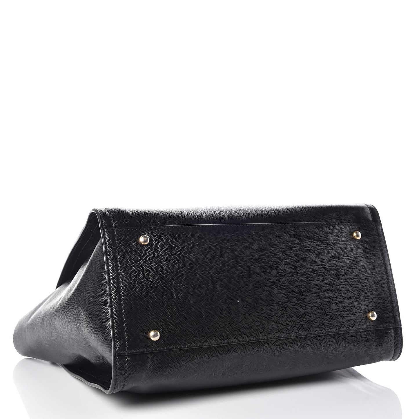 Caviar Small Studded Deauville Tote Black