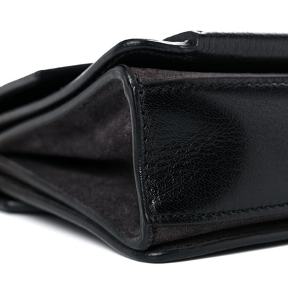 Givenchy Goatskin Suede Mini GV3 Shoulder Bag Black 6 of 8