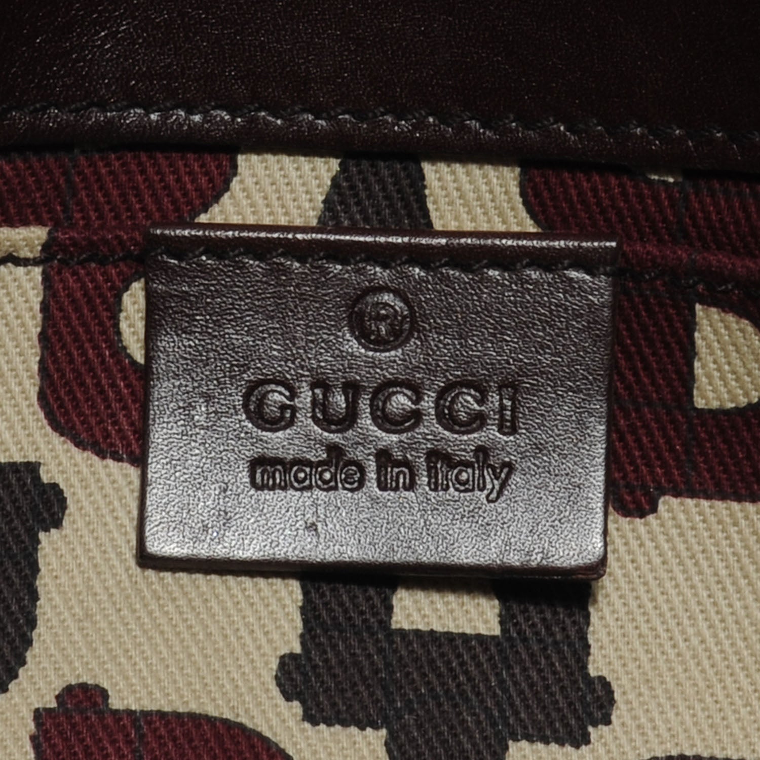 Gucci Guccissima Small Horsebit Chain Clutch Chocolate 6 of 7