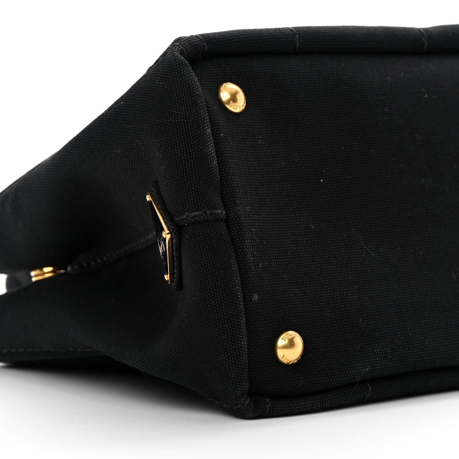 Prada Canapa Small Logo Tote Black 9 of 11