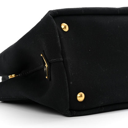Prada Canapa Small Logo Tote Black 9 of 11