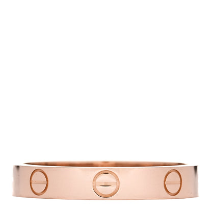 Cartier 18K Pink Gold 3.5mm LOVE Wedding Band Ring 58 8.5 3 of 4
