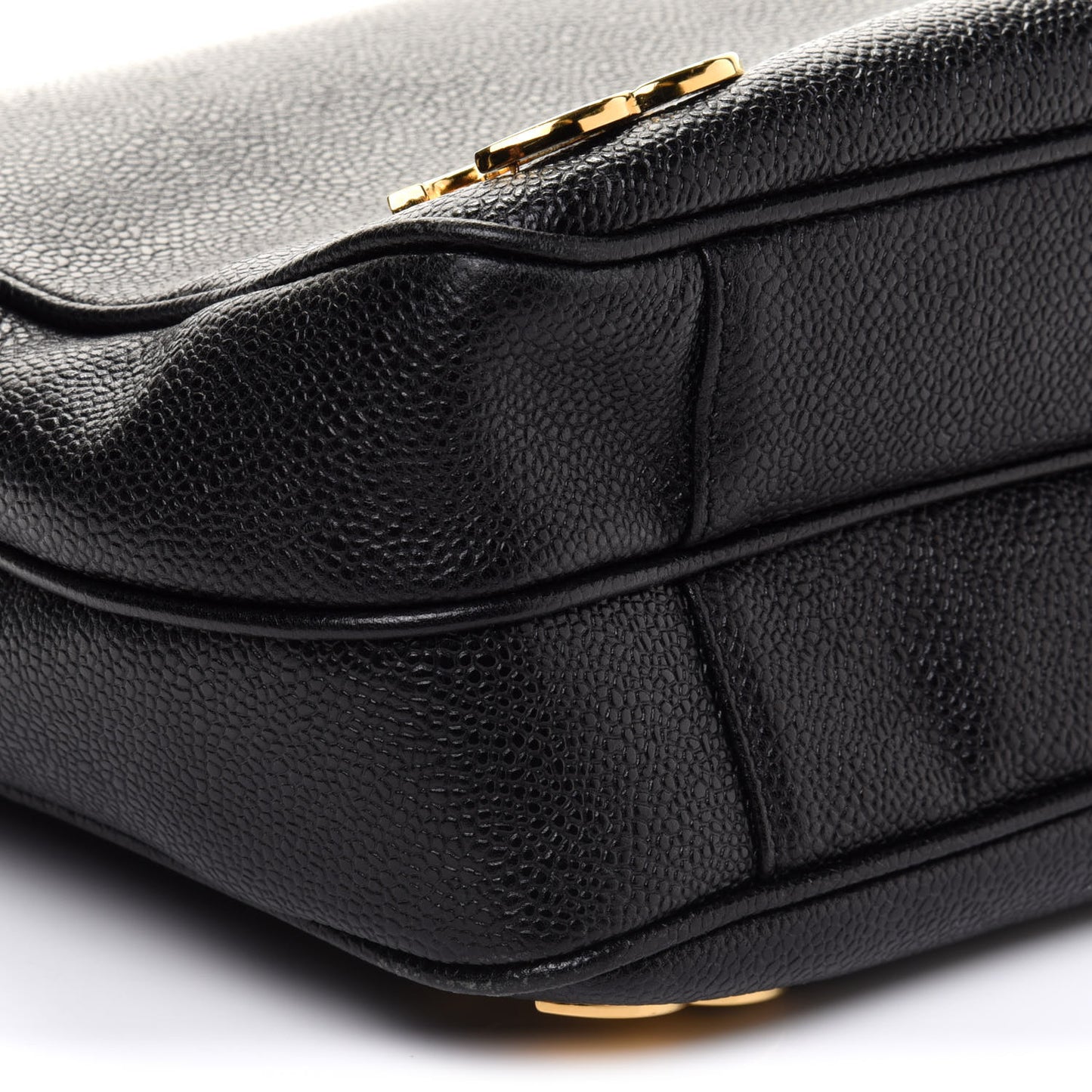 Caviar CC Shoulder Bag Black