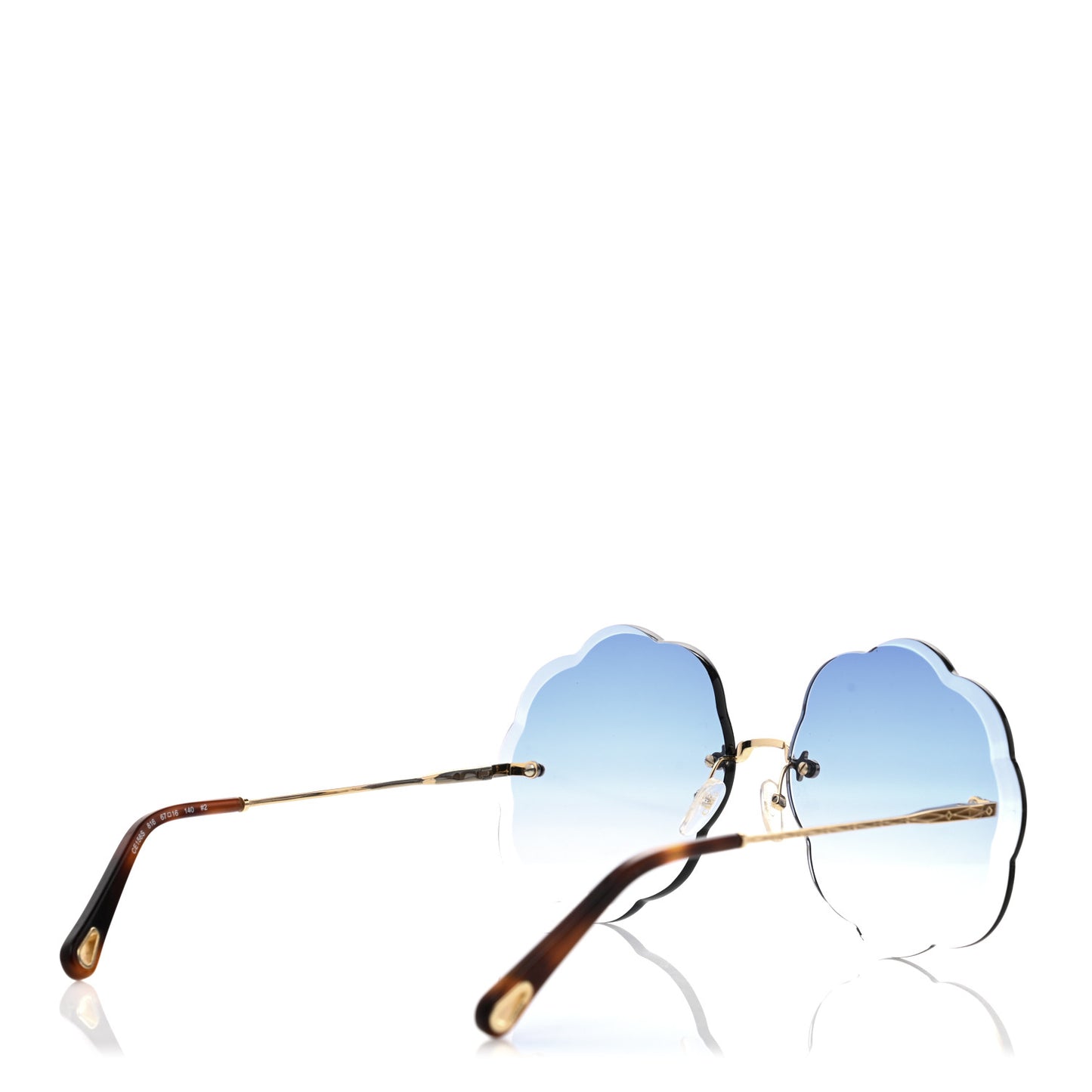 Flower Round Sunglasses CE156S Blue
