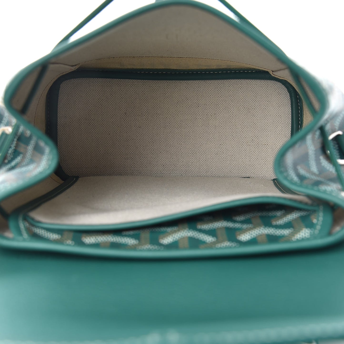 Goyardine Calfskin Mini Alpin Backpack Green
