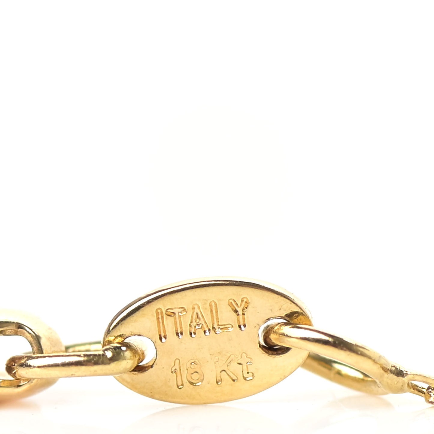 18K Yellow Gold Diamond Elephantino Pendant Necklace
