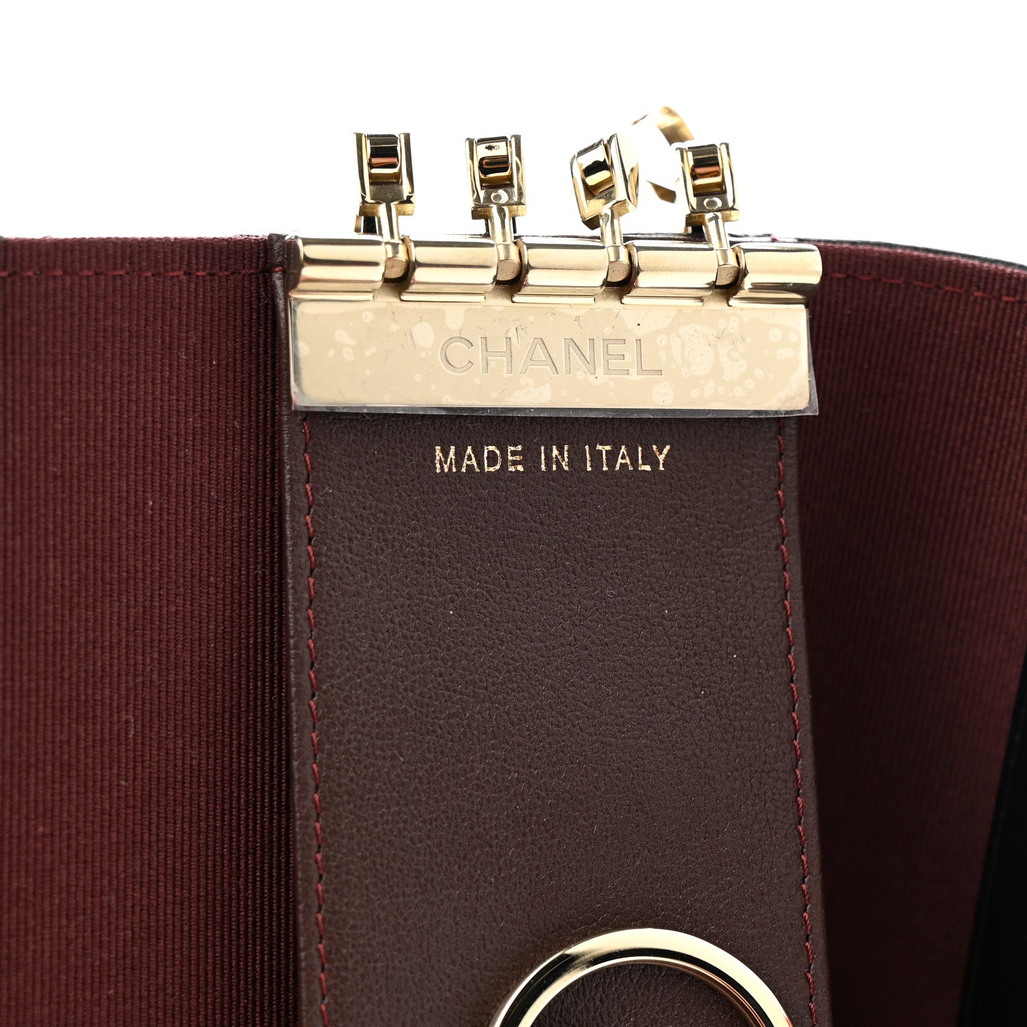 Chanel Lambskin Quilted 4 Key Holder Black 7 of 9