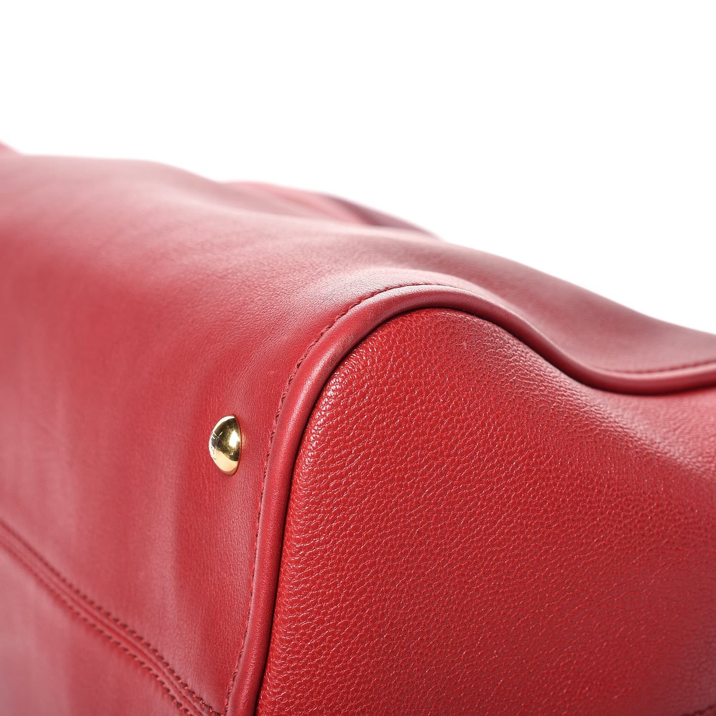 Vitello Capra Alabama Colorblock Large Chameleon Tote Ciliegia Bordeaux Ruby