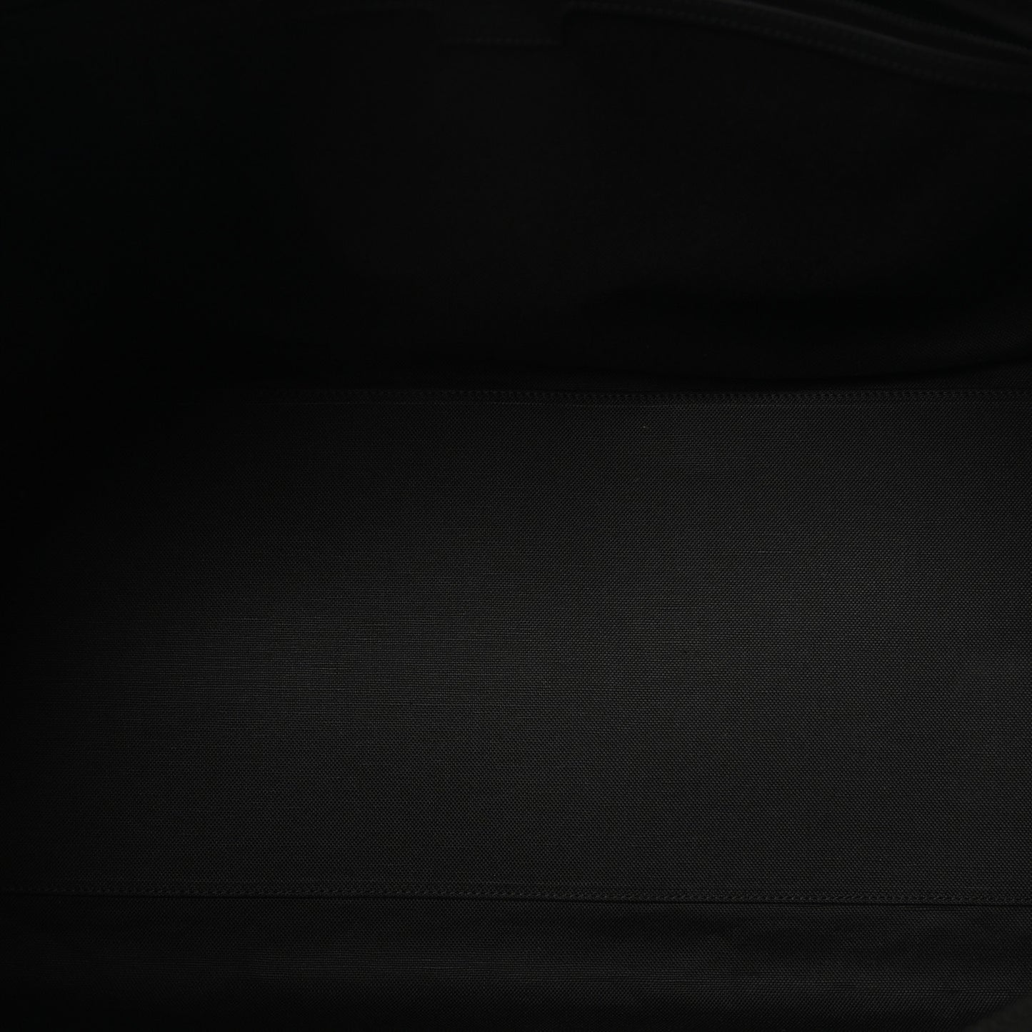 Rubber Effect GG Embossed Large Duffle Bag Black
