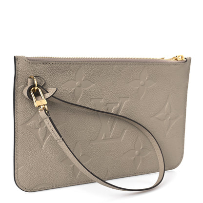 Louis Vuitton Empreinte Monogram Giant Neverfull MM Pochette Tourterelle 3 of 7