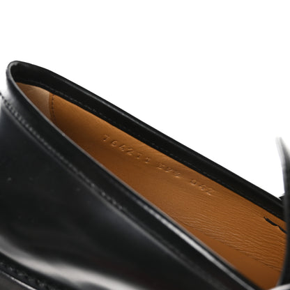 Gucci Cordovan Lux Womens Horsebit 45mm Platform Loafers 39.5 Black 8 of 9