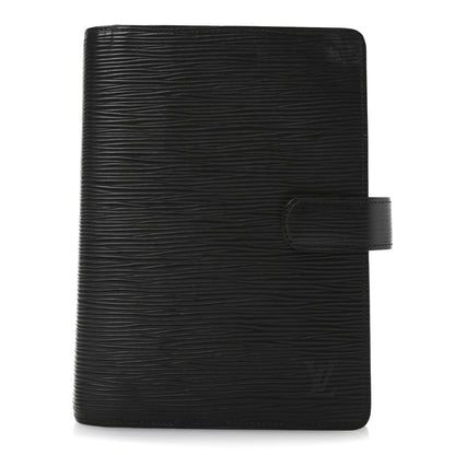 Louis Vuitton Epi Medium Ring Agenda Cover Black 1 of 7