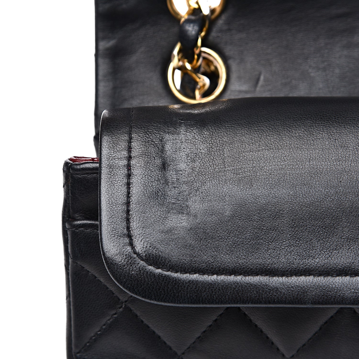 Chanel Lambskin Quilted Small Double Flap Black 19 of 20