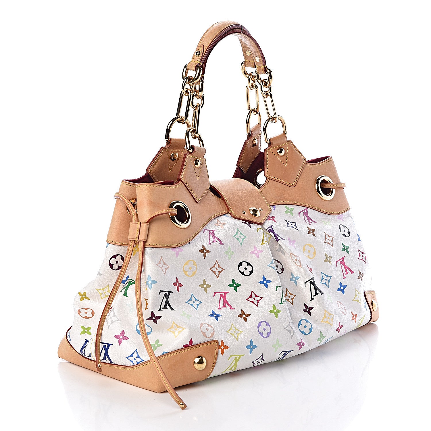 Louis Vuitton Monogram Multicolor Ursula White 3 of 9