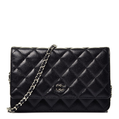 Chanel Caviar Quilted Wallet On Chain WOC Black 1 of 9