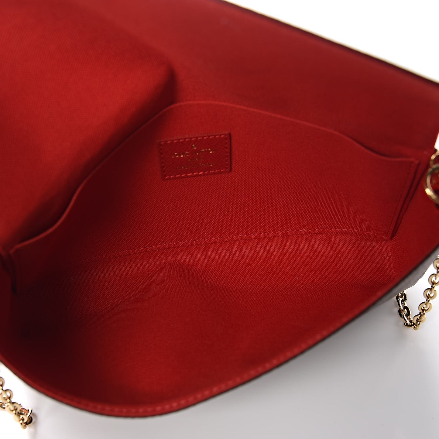 Damier Ebene Pochette Felicie Chain Wallet