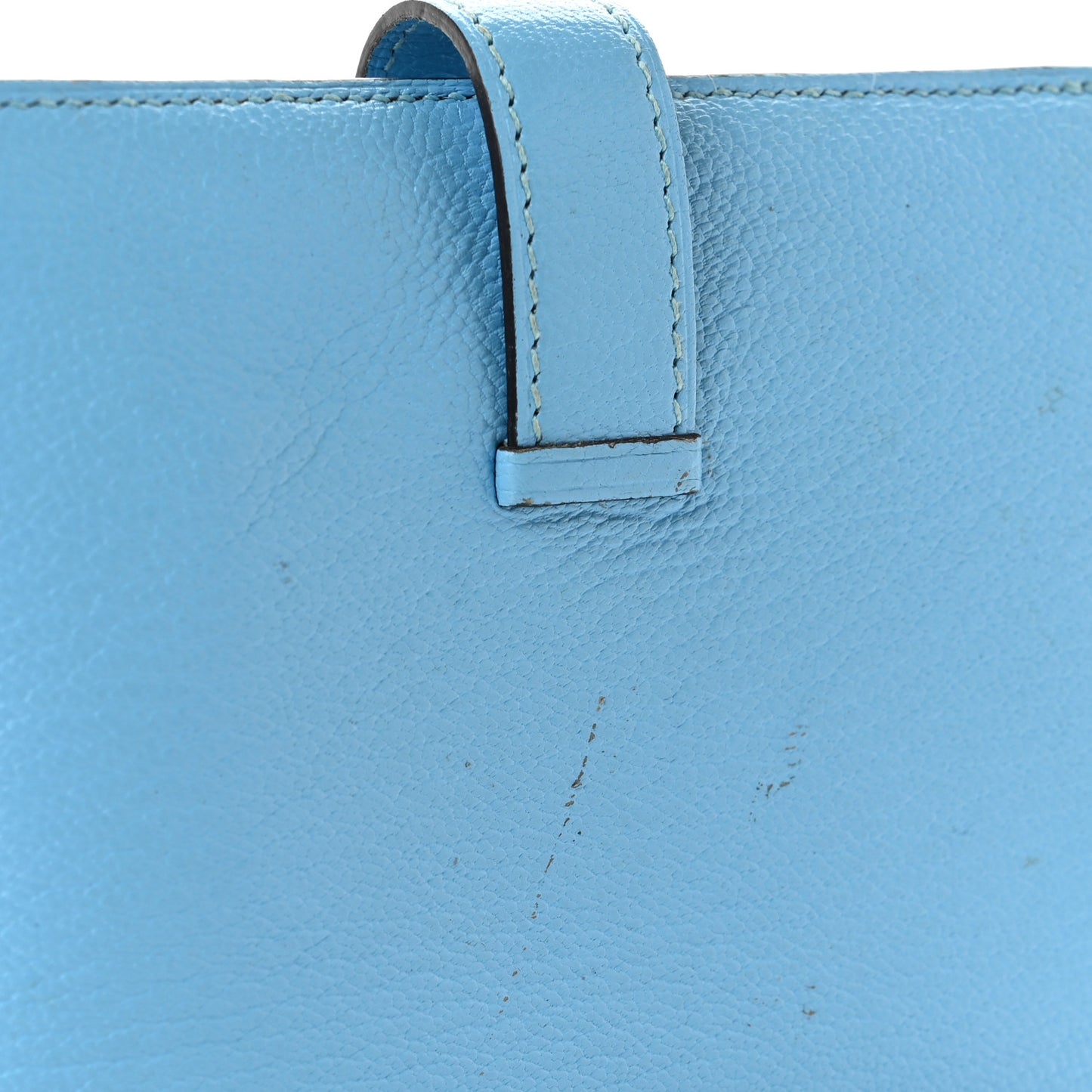 Chevre Mysore Bearn Compact Wallet Celeste