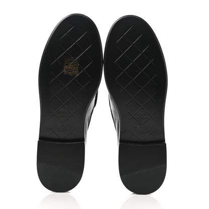 Chanel Lambskin Quilted CC Turnlock Loafers 36 Black 5 of 9