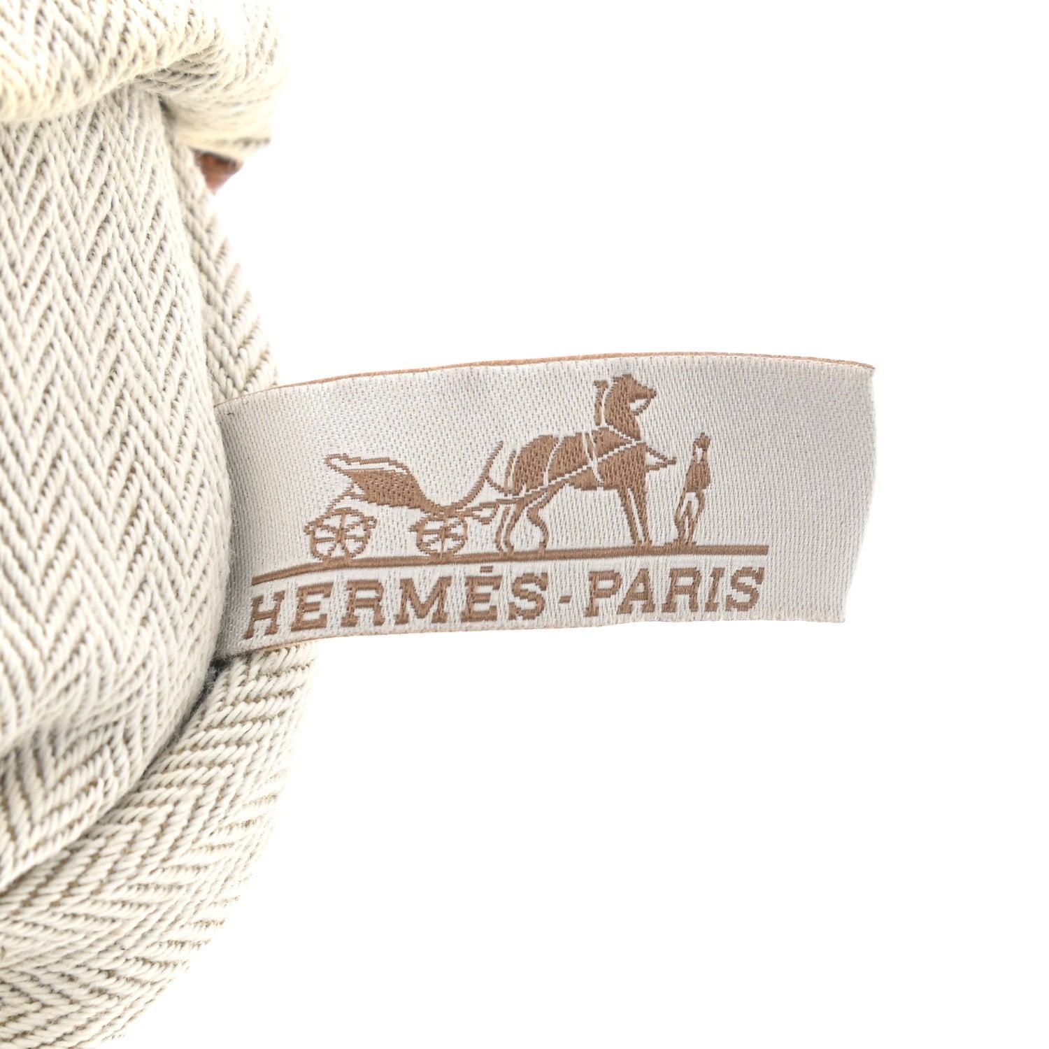 Hermes Canvas Barenia Fourbi 20 PM Pouch Naturel Fauve 6 of 9