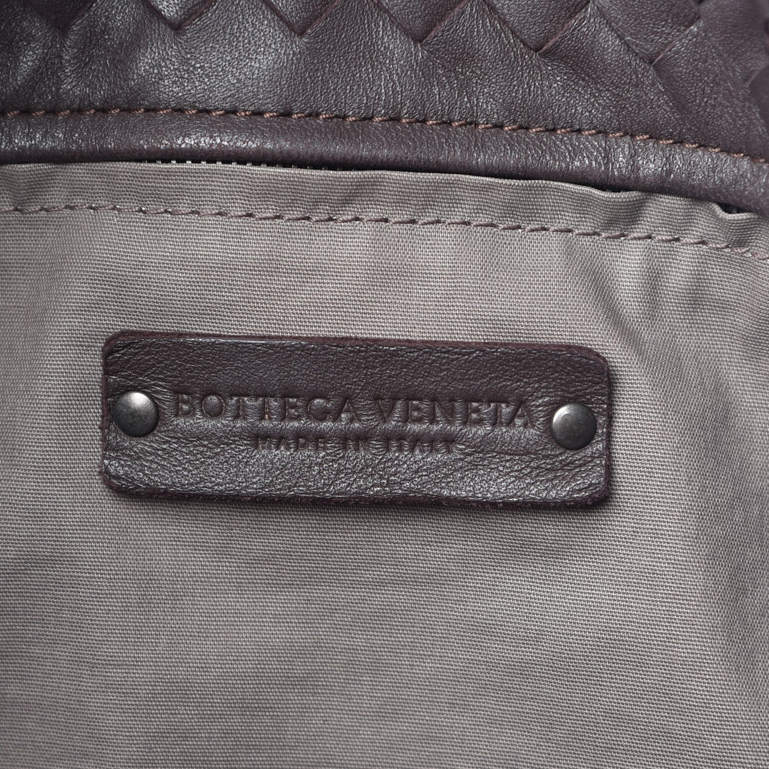 Bottega Veneta Nappa Intrecciato Large Capri Tote Ebano 7 of 11