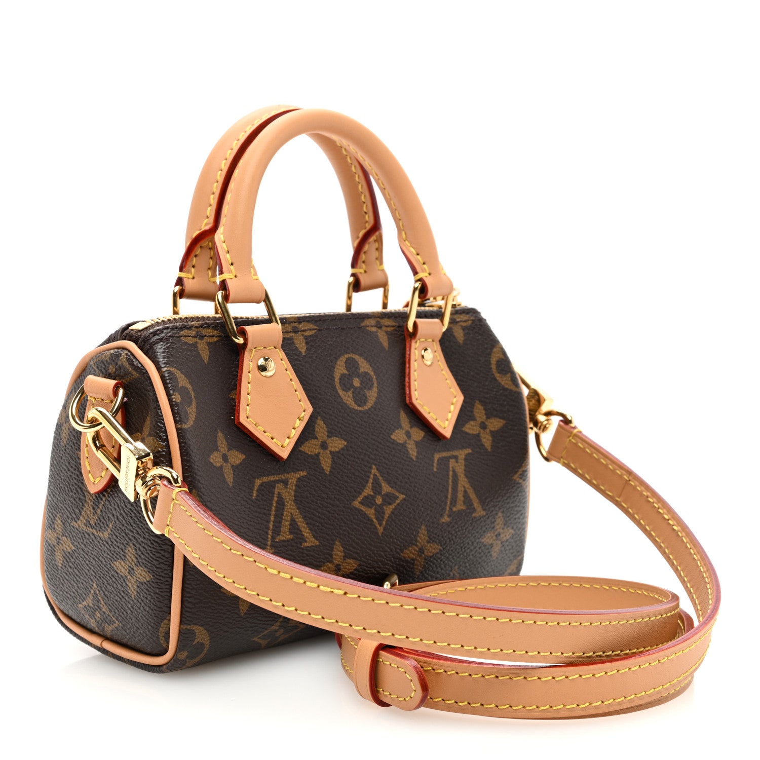 Louis Vuitton Monogram Vivienne Ice Skating Nano Speedy Bandouliere Pink 3 of 9