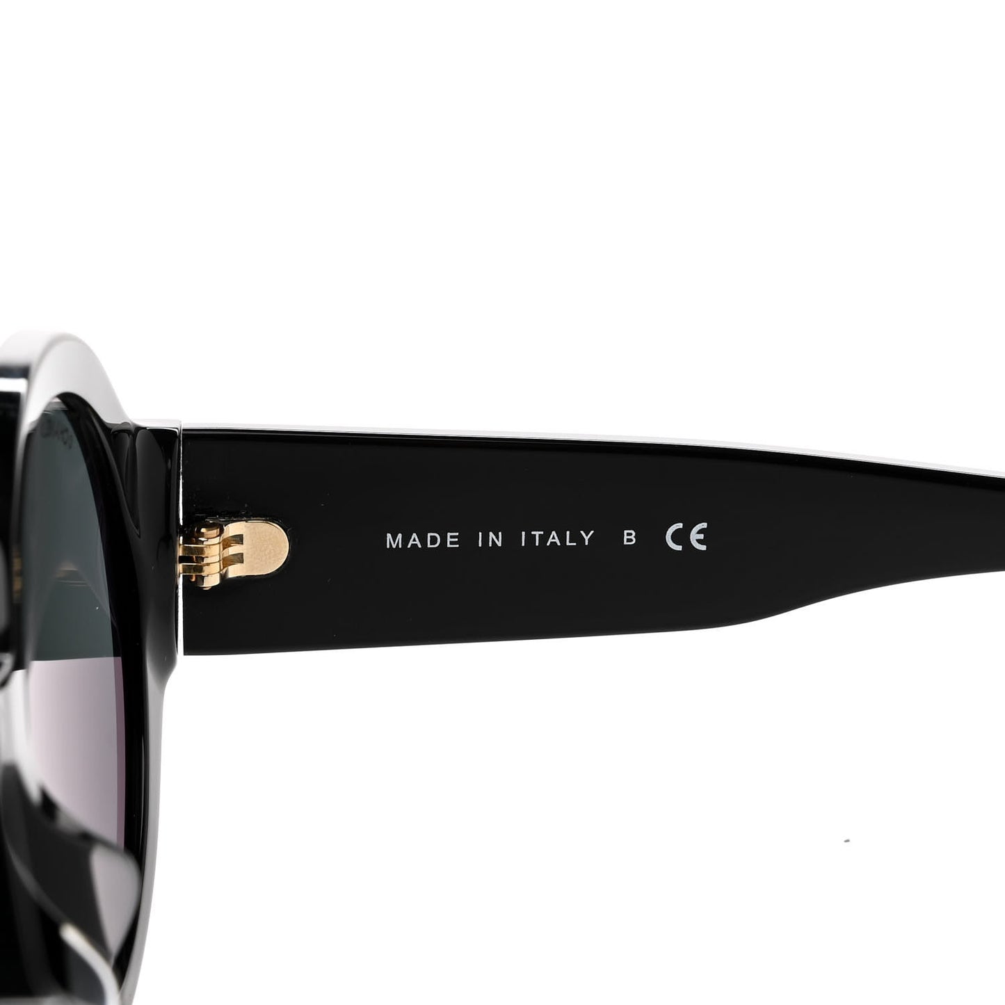Acetate Round Sunglasses 5410 Black