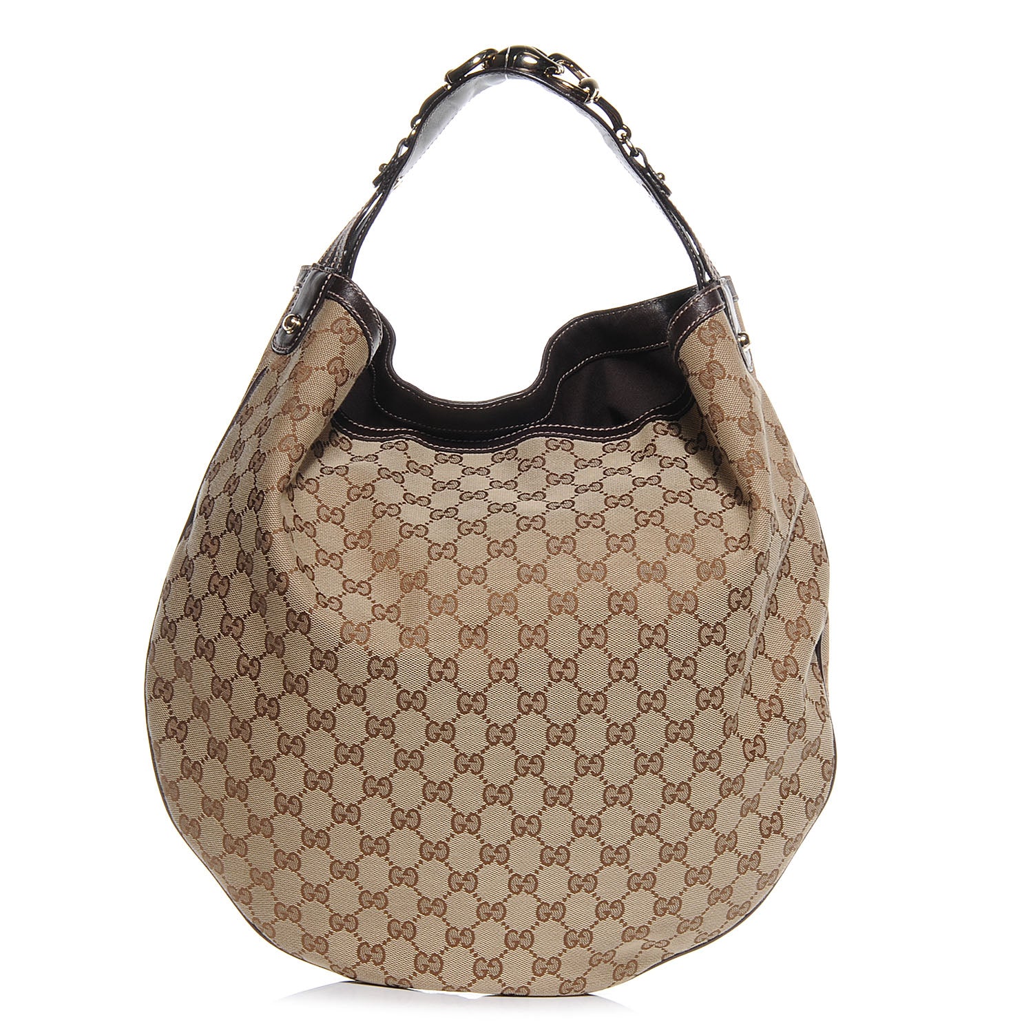 Gucci Monogram Wave Hobo Ebony 1 of 7